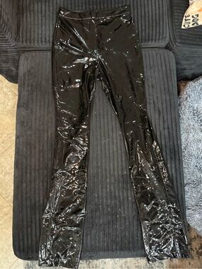 Rotate Birger Christensen Faux Patent Leather Pants